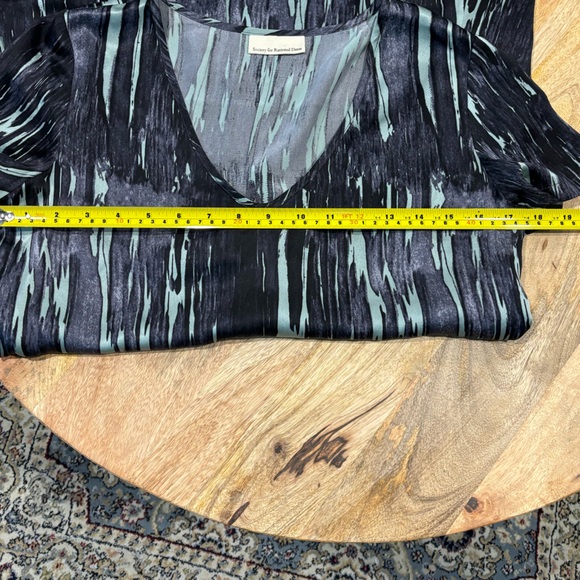 Society For Rational Dress Size Small Mini 100% Silk Dress - Picture 9 of 9